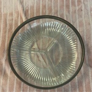 9” Diameter Vintage Crystal Bowel